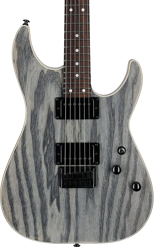 Schecter C-1 Standard Electric Guitar, Charcoal Satin, Open Box (Very Good), Body Straight Front