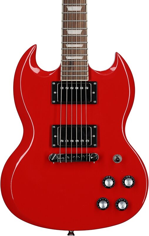 Epiphone Power Player SG Electric Guitar (with Gig Bag), Lava Red, Body Straight Front