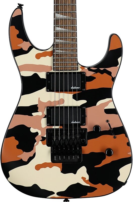 Jackson X Series Soloist SLX DX Electric Guitar, Butterscotch Camouflage, Body Straight Front