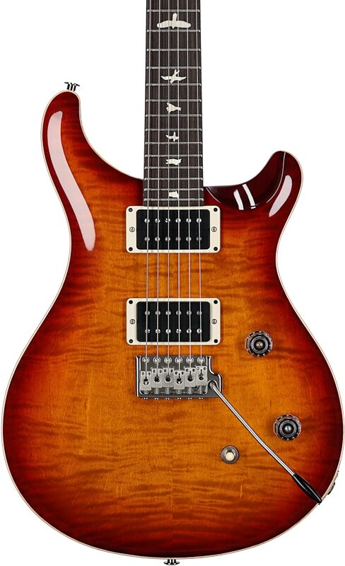 PRS Paul Reed Smith CE24 Electric Guitar (with Gig Bag), Dark Cherry Sunburst, Body Straight Front