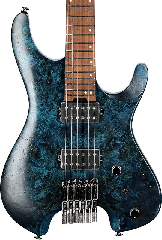 Ibanez Q52PB Electric Guitar (with Gig Bag), Cosmic Blue, Body Straight Front