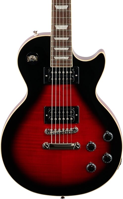 Epiphone Slash Les Paul Electric Guitar (with Case), Vermillion Burst, Blemished, Body Straight Front