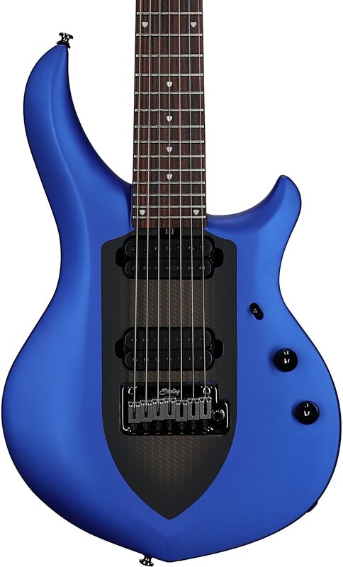 Sterling by Music Man John Petrucci MAJ170 Electric Guitar, Siberian Sapphire, Body Straight Front