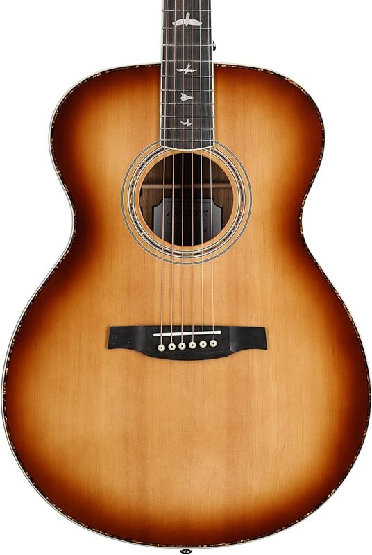 PRS Paul Reed Smith SE T40E Acoustic-Electric Guitar (with Case), Natural, Body Straight Front
