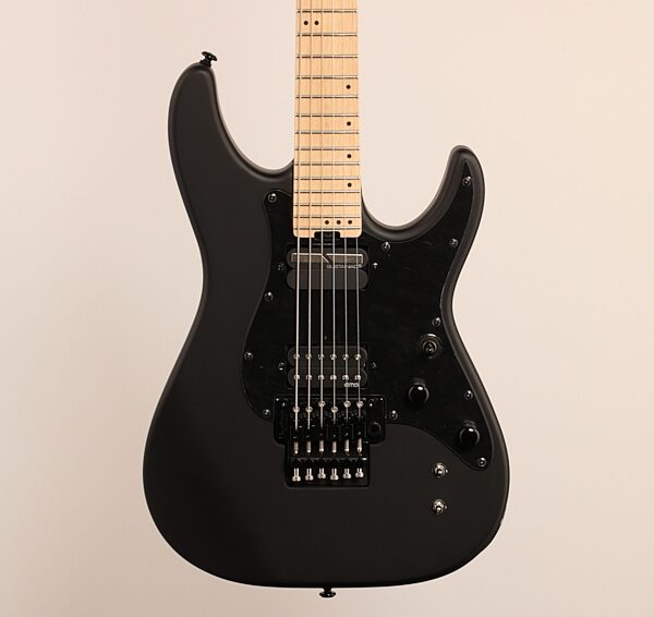 Schecter Sun Valley Super Shredder FR S Electric Guitar, Satin Black, Body Straight Front
