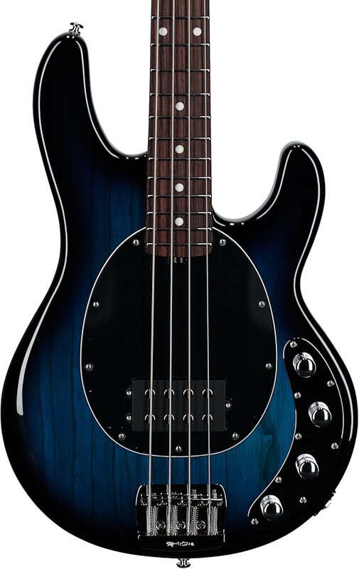 Ernie Ball Music Man StingRay Special Electric Bass (with Mono Case), Pacific Blue, Body Straight Front