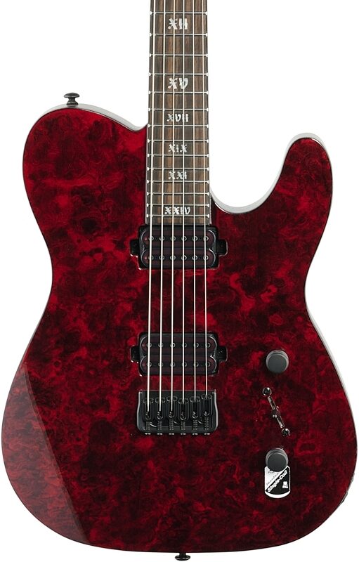 Schecter PT Apocalypse Electric Guitar, Red Reign, Body Straight Front