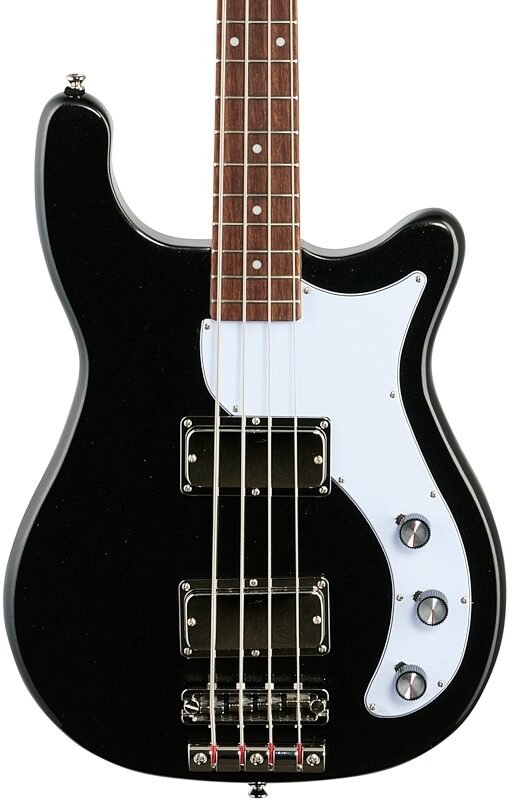 Epiphone Embassy Pro Electric Bass, Graphite Black, Body Straight Front