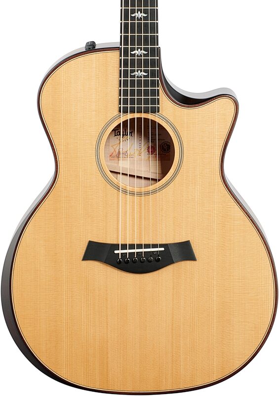 Taylor Builder's Edition 614ce Acoustic-Electric Guitar, Natural, Body Straight Front