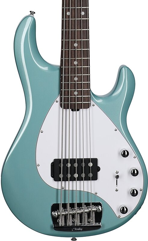 Sterling by Music Man Ray35 StingRay Electric Bass, Dorado Green, Body Straight Front