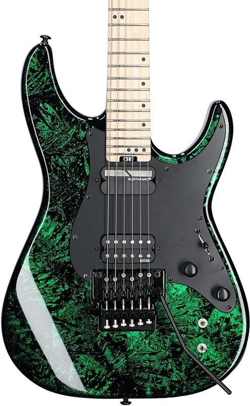 Schecter Sun Valley Super Shredder FR S Electric Guitar, Green Reign, Body Straight Front