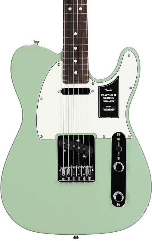 Fender Player II Telecaster Electric Guitar, with Rosewood Fingerboard, Birch Green, Body Straight Front