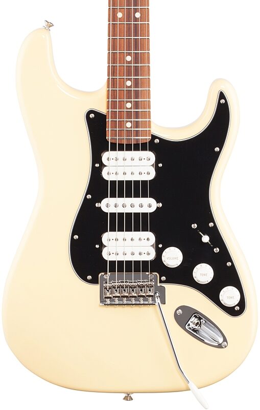 Fender Player Stratocaster HSH Pau Ferro Electric Guitar, Buttercream, Body Straight Front