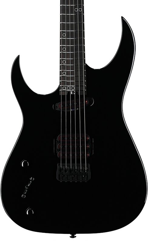 Schecter Sunset-6 Triad Electric Guitar, Left-Handed, Gloss Black, Body Straight Front