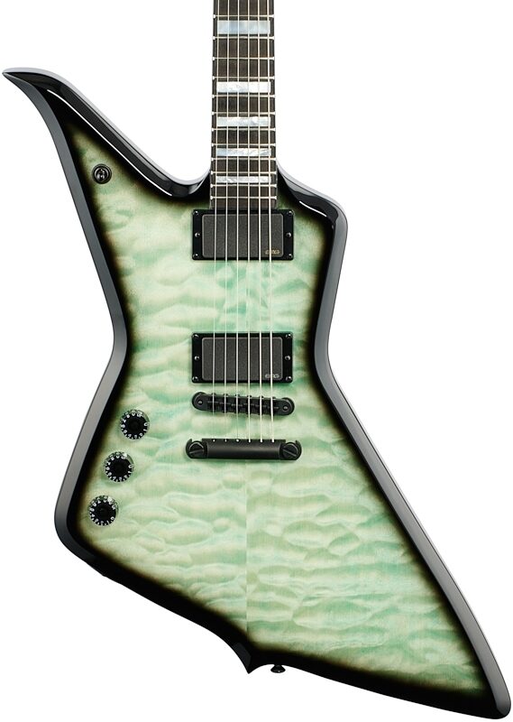Wylde Audio Blood Eagle Electric Guitar, Left-Handed, Nordic Ice, Body Straight Front