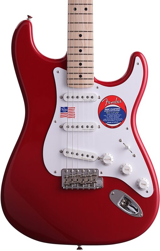 Fender Eric Clapton Artist Series Stratocaster (Maple with Case), Torino Red, Body Straight Front