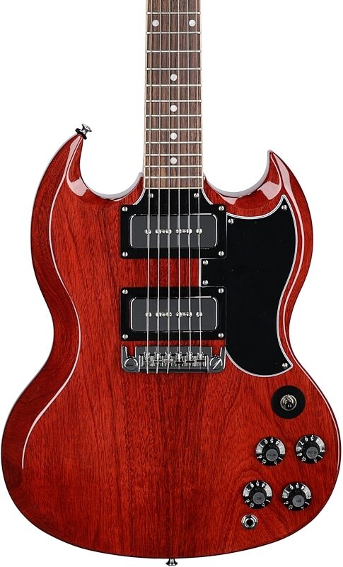 Gibson Tony Iommi Monkey SG Special Electric Guitar (with Case), Vintage Red, Body Straight Front