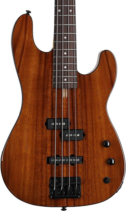 Schecter Michael Anthony MA-4 Electric Bass, Gloss Natural, Body Straight Front
