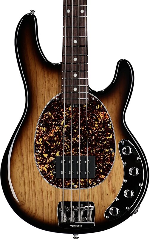 Ernie Ball Music Man StingRay Special Electric Bass (with Case), Burnt Ends, Body Straight Front