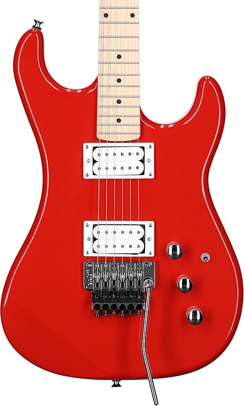 Kramer Pacer Classic Floyd Rose Electric Guitar, Special Scarlett Red, Body Straight Front