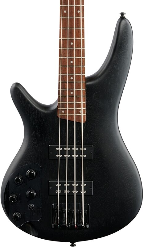 Ibanez SR300EBL Electric Bass, Left-Handed, Weathered Black, Body Straight Front