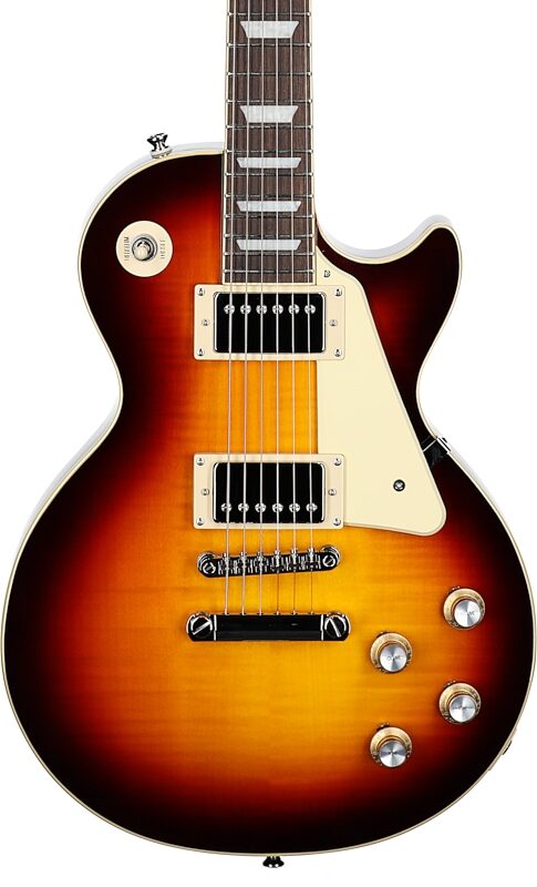 Epiphone Exclusive Les Paul Standard 60s Electric Guitar, Figured Fireball, Body Straight Front