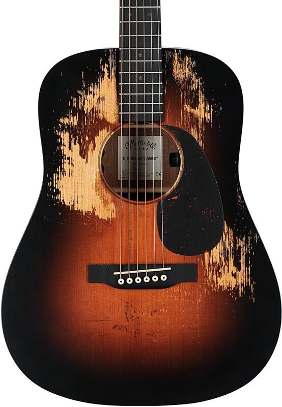 Martin D Junior E StreetLegend Burst Acoustic Guitar (with Soft Case), New, Body Straight Front