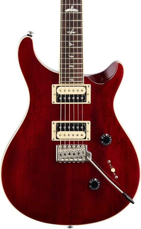 PRS Paul Reed Smith SE Standard 24 Electric Guitar (with Gig Bag), Vintage Cherry, Body Straight Front