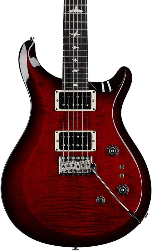 PRS Paul Reed Smith S2 Custom 24-08 Electric Guitar (with Gig Bag), Fire Red Burst, Body Straight Front