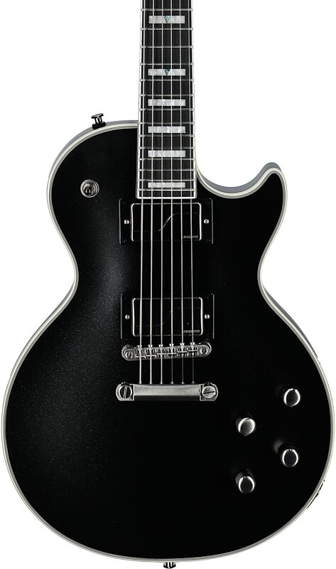 Epiphone Les Paul Prophecy Electric Guitar, Aged Jet Black Metallic, Body Straight Front