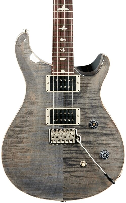 PRS Paul Reed Smith CE24 Electric Guitar (with Gig Bag), Faded Gray Black, Body Straight Front