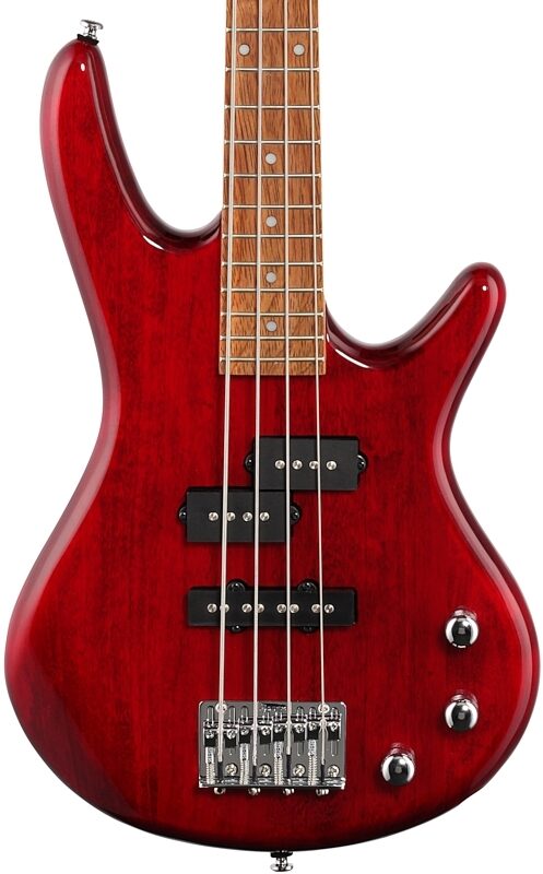 Ibanez GSRM20 Mikro Electric Bass, Transparent Red, Body Straight Front