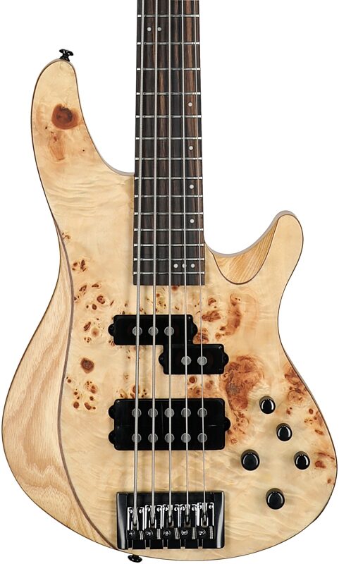 Schecter Reaper-5 Electric Bass, 5-String, Natural Satin, Body Straight Front