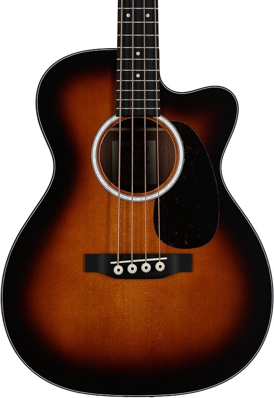 Martin 000CJR-10E Burst Acoustic-Electric Bass (with Gig Bag), New, Body Straight Front