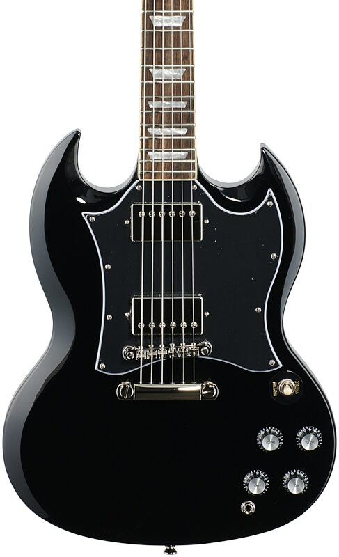 Epiphone SG Standard Electric Guitar, Ebony, Blemished, Body Straight Front