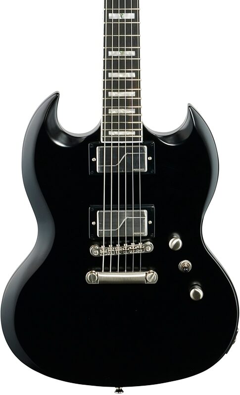 Epiphone SG Prophecy Electric Guitar, Black Aged Gloss, Body Straight Front