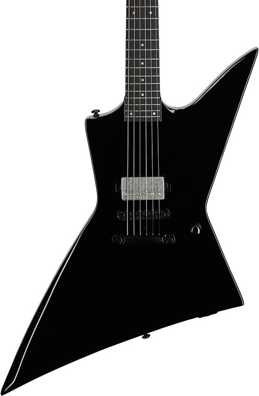 ESP LTD EX-201 Electric Guitar, Black, Body Straight Front