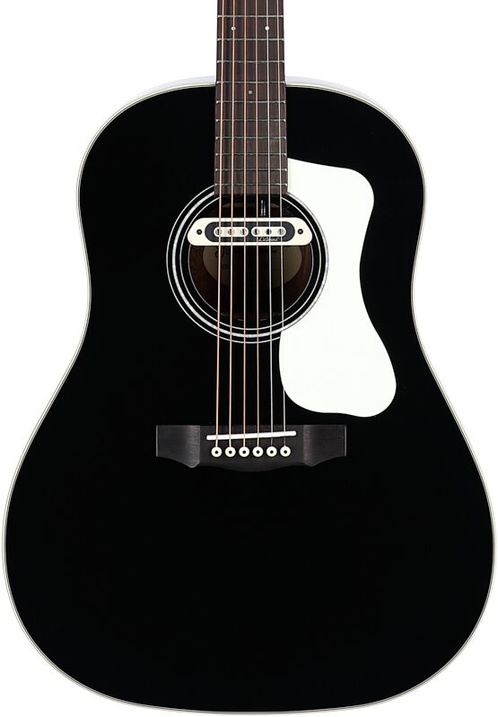 Guild DS-240E Dreadnought Acoustic-Electric Guitar, Black, Body Straight Front