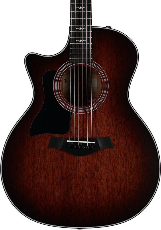 Taylor 324ce Grand Auditorium Acoustic-Electric Guitar, Left-Handed (with Case), New, Body Straight Front