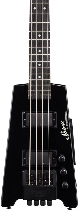 Steinberger Spirit XT-2 Standard Electric Bass (with Gig Bag), Black, Body Straight Front