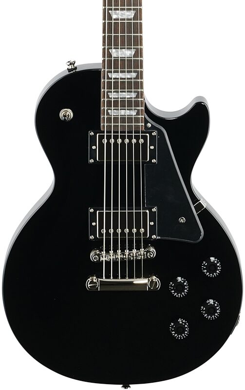 Epiphone Les Paul Studio Electric Guitar, Ebony, Blemished, Body Straight Front