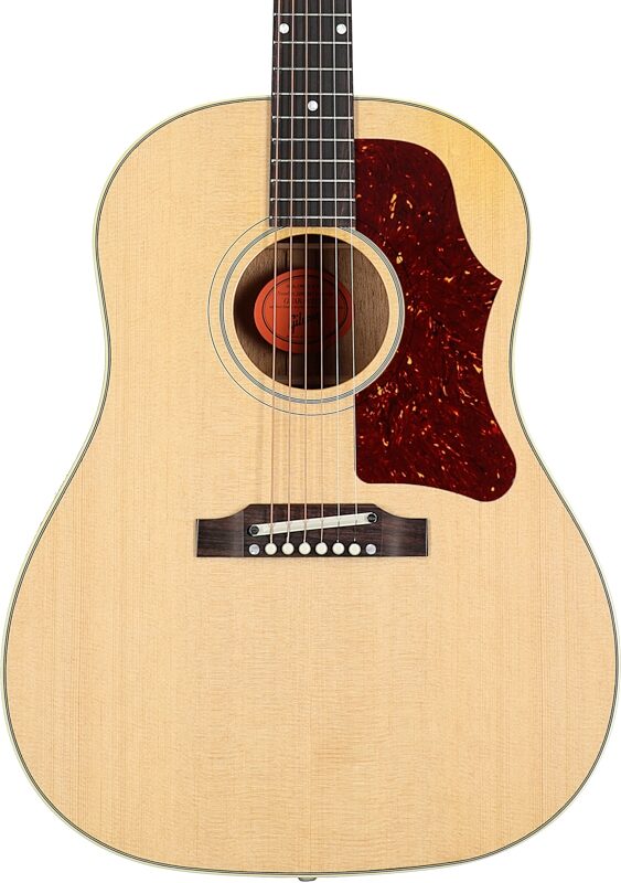 Gibson '60s J-50 Original Acoustic Guitar (with Case), Antique Natural, Body Straight Front