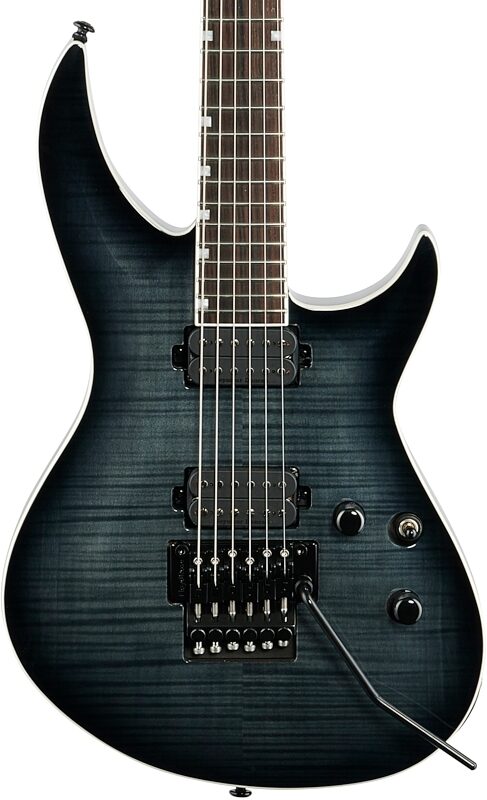 ESP LTD H3-1000FR Electric Guitar, See-Thru Black Sunburst, Body Straight Front
