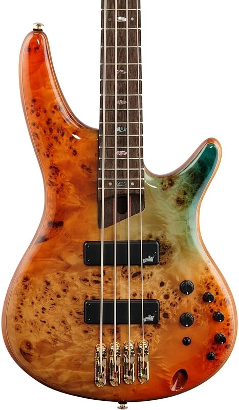 Ibanez SR1600D Premium Electric Bass (with Gig Bag), Autumn Sunset Sky, Body Straight Front