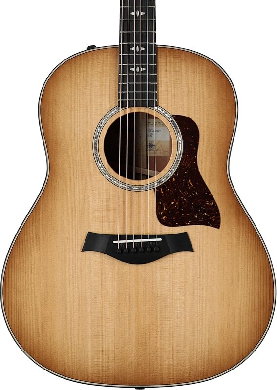Taylor 517e Urban Ironbark Grand Pacific Acoustic-Electric Guitar (with Case), Shaded Edge Burst, Body Straight Front