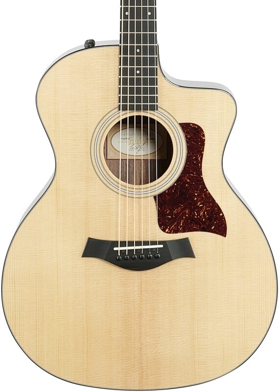 Taylor 214ce Plus Grand Auditorium Rosewood Acoustic-Electric Guitar (with Soft Case), New, Body Straight Front