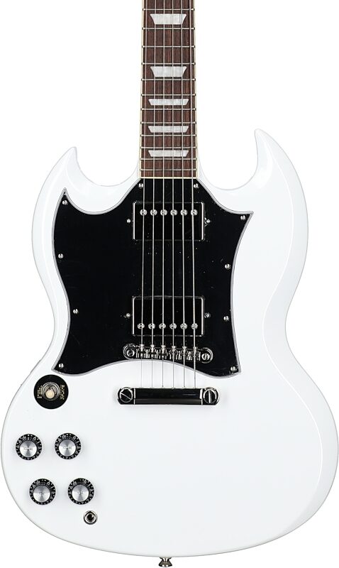 Epiphone SG Standard Electric Guitar, Left-Handed, Alpine White, Body Straight Front