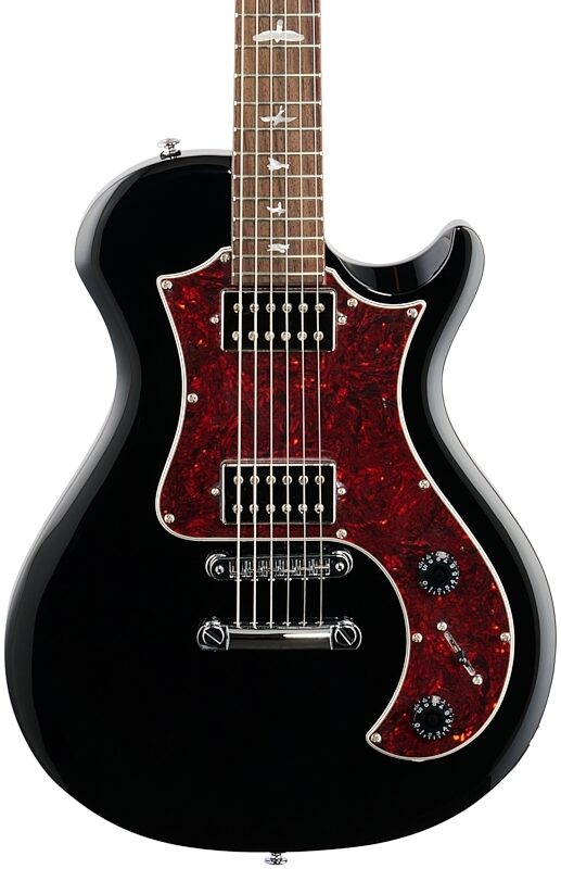 PRS Paul Reed Smith SE Starla Stoptail Electric Guitar (with Gig Bag), Black, Body Straight Front