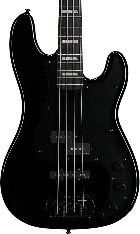 Lakland Skyline 44-64 Custom GZ PJ Electric Bass, Black, Body Straight Front