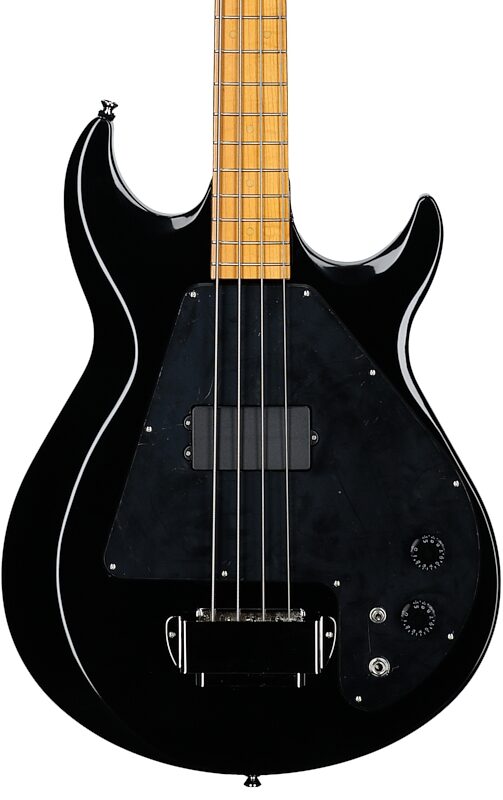 Epiphone Grabber Electric Bass (with Gig Bag), Ebony, Body Straight Front